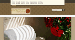 Desktop Screenshot of copperpotguesthouse.co.za
